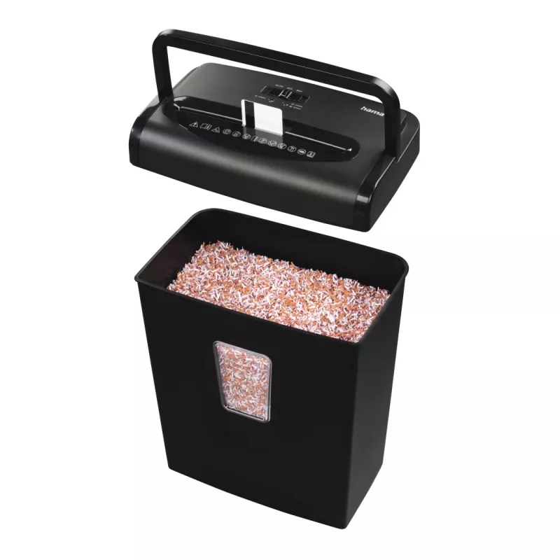 Hama Premium M8 papiervernietiger microsnij-vernietiging 68 dB 22 cm zwart