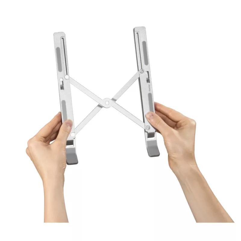 Hama aluminium laptopstandaard zilver 39,1 cm (15,4 inch)