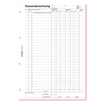 Boekhoudformulierboek Herlitz 882415 A4 100 pagina's
