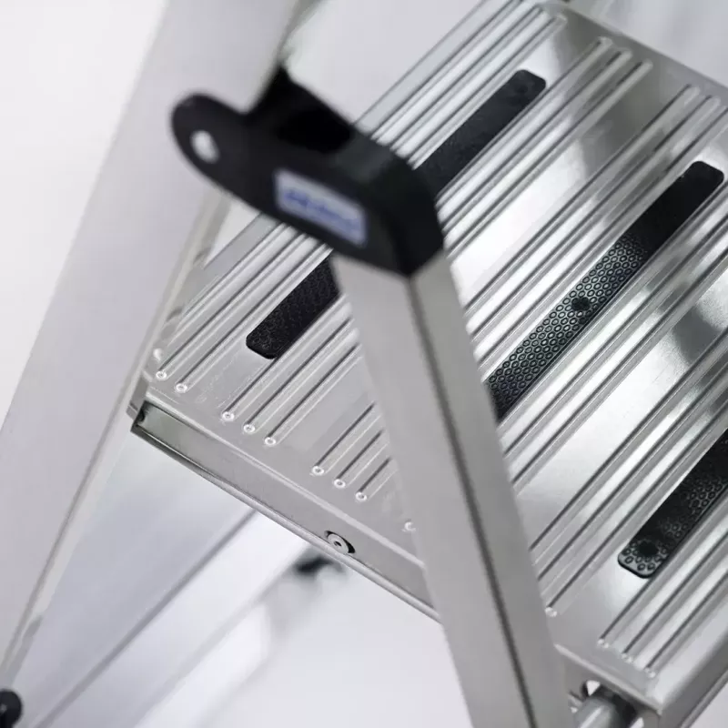 Aluminium trapladder Krause Corda 5 treden, maximale hoogte 300 cm, 150 kg draagvermogen, 4,1 kg