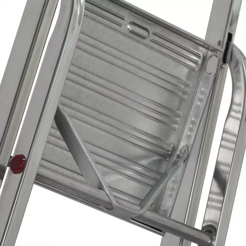 Aluminium trapladder Krause Corda 5 treden, maximale hoogte 300 cm, 150 kg draagvermogen, 4,1 kg