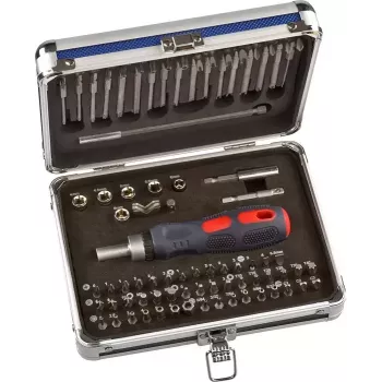 Schroevendraaier-bitset KWB 106800 63-delig