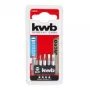 Schroevendraaier-bitset KWB 128540 — 5 stuks, platte punten, 28 mm