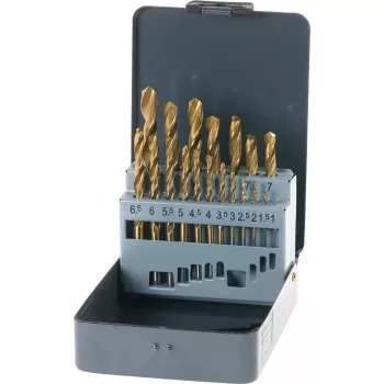 Borenset KWB 421856 19 stuks spiraalboren 1,0 - 10 mm