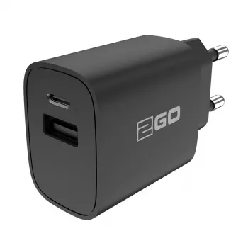 Mobiele oplader 2GO 797273 universeel zwart AC-snelladen