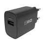 Mobiele oplader 2GO 797273 universeel zwart AC-snelladen