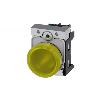 Siemens 3SU1152-6AA30-1AA0 signaallamp 24 V geel