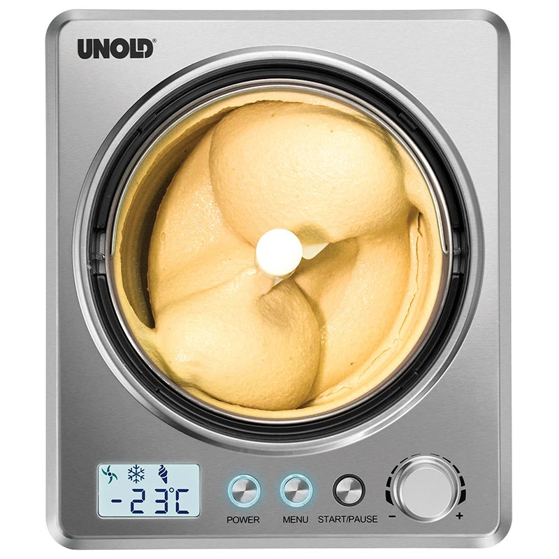 Unold Pro Plus compressor-ijsmachine 2,5 L 250 W roestvrij staal
