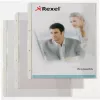 Rexel documentenmap met klepdeksel, 210 x 297 mm (A4), transparant, 0,13 mm, 233 mm, 301 mm, 2 mm