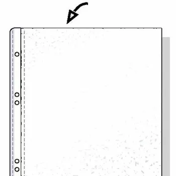 Rexel A6 PP-hoes 80 micron boven open geëmbosseerd, A6, transparant, 125 mm, 20 mm, 150 mm, 109 g
