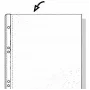 Rexel A6 PP-hoes 80 micron boven open geëmbosseerd, A6, transparant, 125 mm, 20 mm, 150 mm, 109 g