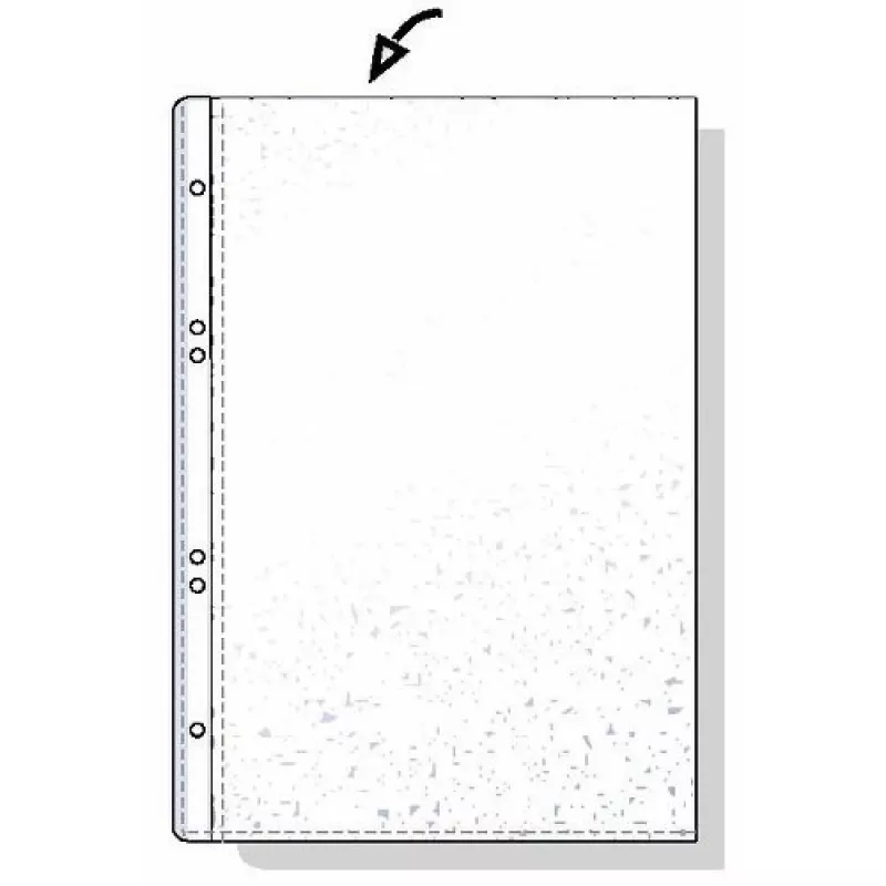 Rexel A6 PP-hoes 80 micron boven open geëmbosseerd, A6, transparant, 125 mm, 20 mm, 150 mm, 109 g