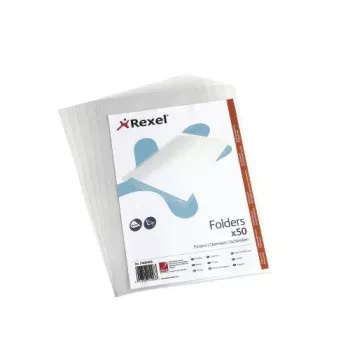 Rexel Crystal L map A4 helder (50), 210 x 297 mm (A4), transparant, polypropyleen (PP), 221 mm, 312 mm, 15 mm