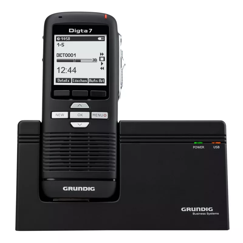 Grundig Digta 7 stand-alone-kit intern geheugen & flashgeheugenkaart zwart