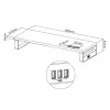 Equip 650881 desktop-monitorstandaard met USB