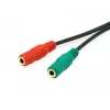 Equip 147943 audiokabel 1,5 m 2 x 3,5 mm 3,5 mm zwart