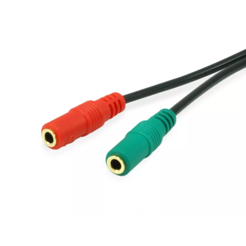 Equip 147943 audiokabel 1,5 m 2 x 3,5 mm 3,5 mm zwart