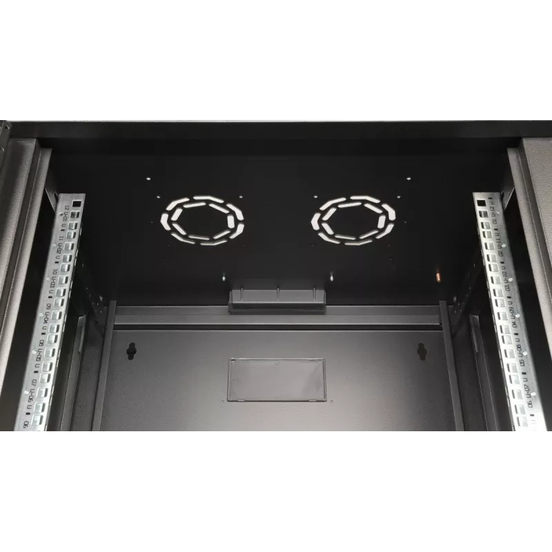 Equip Pro Mount 19 inch kast, 12U, 600X450MM, RAL9005 zwart