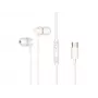 Bedrade in-ear-headset CONCEPTRONIC BRENDAN03W – USB-C, 20–20000 Hz, 1,2 m kabel, wit