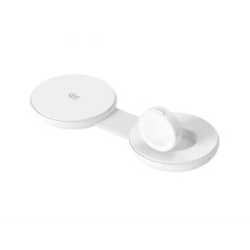 Conceptronic GORGON04W 2-in-1 opvouwbare magnetische Qi2 25W draadloze oplader