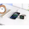 Conceptronic GORGON04W 2-in-1 opvouwbare magnetische Qi2 25W draadloze oplader