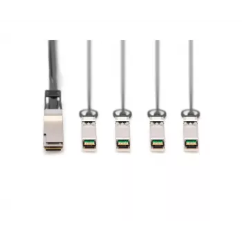 Digitus 40G QSFP+ naar 4XSFP+ Direct Attach-kabel 2m