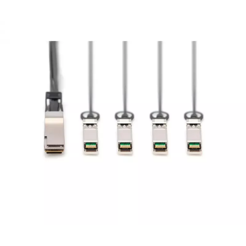 Digitus 40G QSFP+ naar 4XSFP+ Direct Attach-kabel 2m