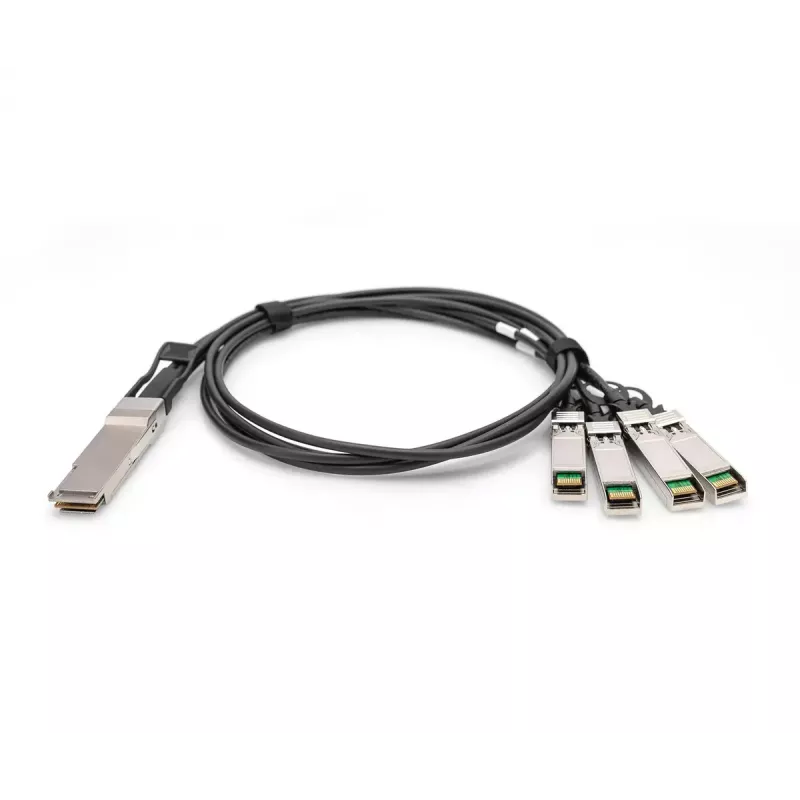 Digitus 40G QSFP+ naar 4XSFP+ Direct Attach-kabel 2m