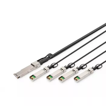 Digitus 40G QSFP+ naar 4XSFP+ Direct Attach-kabel 2m