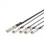 Digitus 40G QSFP+ naar 4XSFP+ Direct Attach-kabel 2m