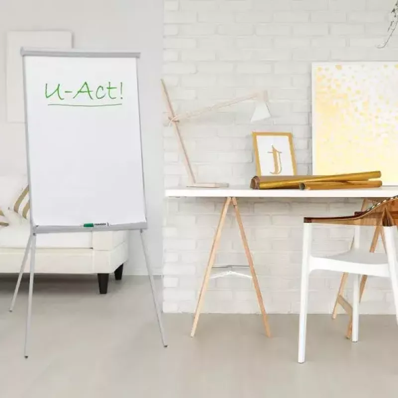 Flipchart vrijstaand Franken FC93 700 x 1000 mm grijs