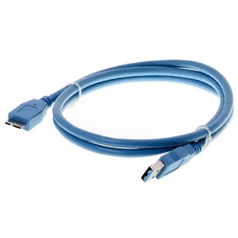 USB-kabel Helos 014688 USB 3.2 Gen 1 1m blauw