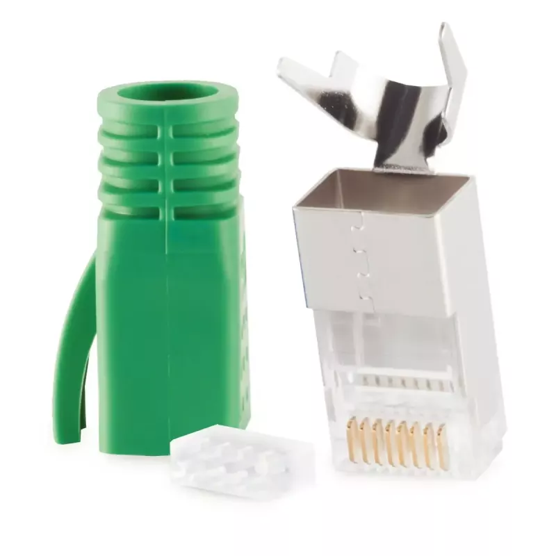 Draadstekkerverbinder RJ-45 ShiverPeaks 72067-G groen