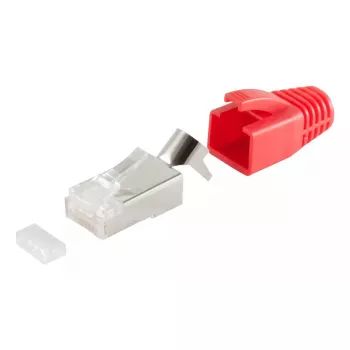 Kabelverbinder RJ-45 ShiverPeaks 72067-R rood