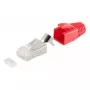 Kabelverbinder RJ-45 ShiverPeaks 72067-R rood
