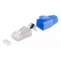 RJ-45 stekkerverbinder ShiverPeaks 72067-B blauw