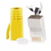 Kabelstekker RJ-45 ShiverPeaks 72067-Y geel