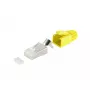 Kabelstekker RJ-45 ShiverPeaks 72067-Y geel