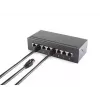 Netwerkkabel S/CONN 08-41015 zwart 0,5 m Cat8.1 F/FTP