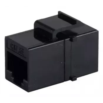 Keystone-module ShiverPeaks S/CONN 08-10005 plat zwart RJ-45