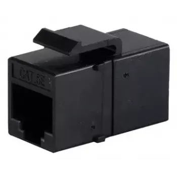 Keystone-module ShiverPeaks S/CONN 08-10005 plat zwart RJ-45