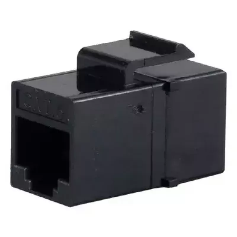 Keystone-module ShiverPeaks S/CONN 08-10006 plat zwart RJ-45