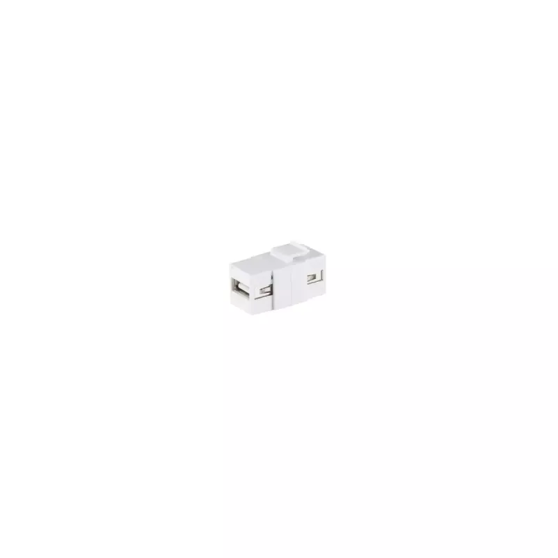 Keystone-module ShiverPeaks S/CONN 08-10043 vlak wit USB A