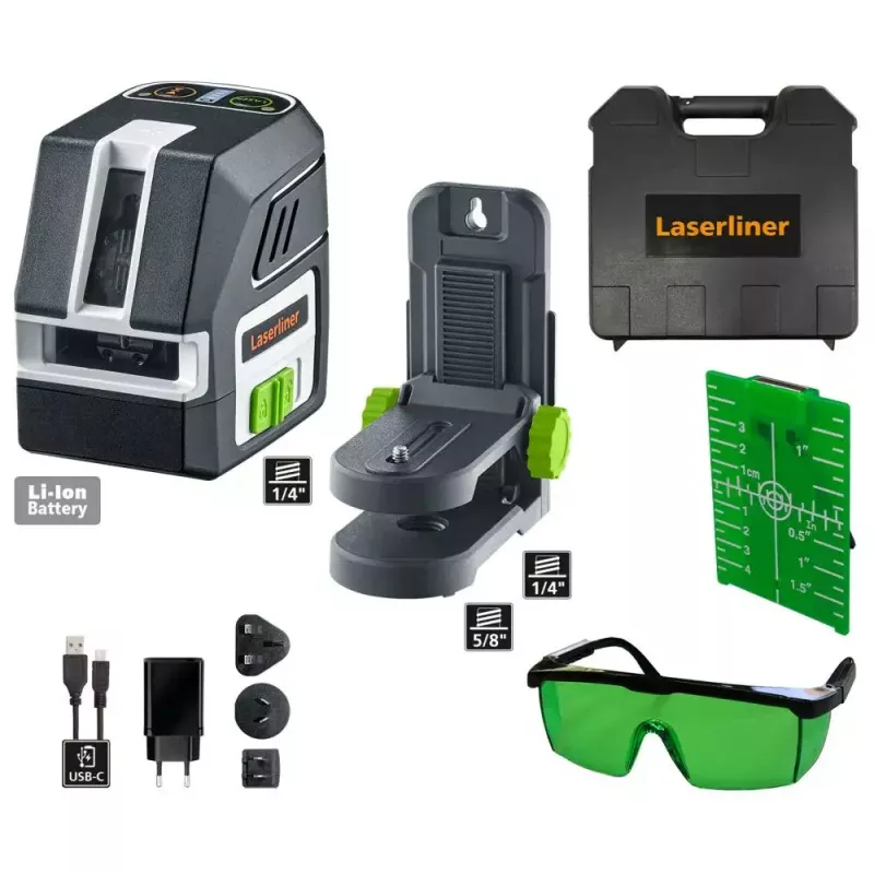 Lijnlaser Laserliner PocketCross-Laser 2G horizontaal verticaal meerkleurig