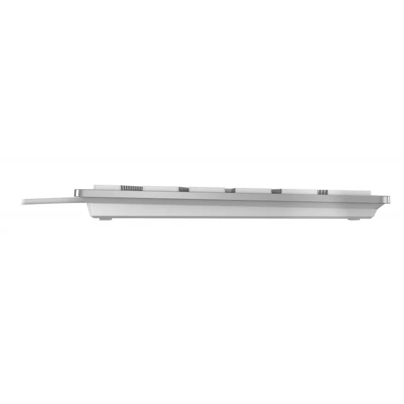 CHERRY KC 6000 slank FOR MAC bedraad toetsenbord, zilver/wit, USB (QWERTY – UK)