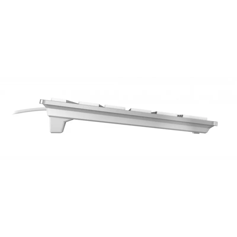 CHERRY KC 6000 slank FOR MAC bedraad toetsenbord, zilver/wit, USB (QWERTY – UK)