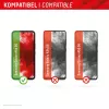 Displex displayschermfolie + hoesje voor Samsung Galaxy A54 5G gehard glas