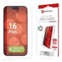 Displex displayschermfolie + hoesje voor Apple iPhone 16 Plus, Eco-montageframe, krasbestendig