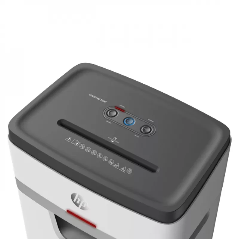Papierversnipperaar HP OneShred 12MC microsnede 2x15 mm 12 vel 25 L 65 dB 220 mm wit
