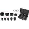 Dopsleutelset KS Tools 450.5020 — 9 dopsleutelinzetstukken, gewicht 7,82 kg